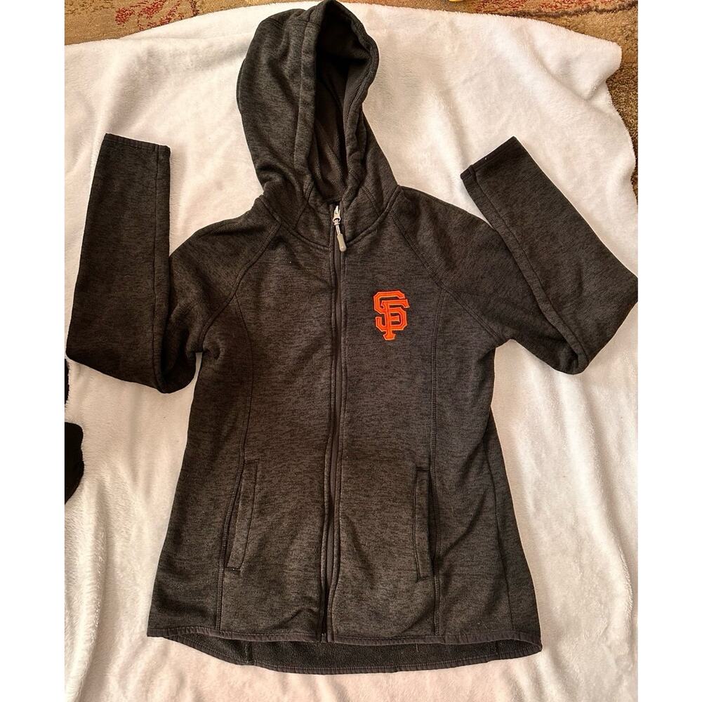 Genuine MLB San Francisco giants womens Medium zip-up hoodie GIII Carl banks